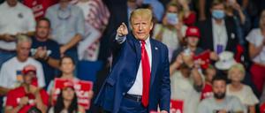 US-Präsident Donald Trump im Juni vor Anhängern in Tulsa 