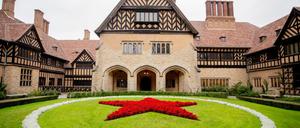 Der Ehrenhof des Schlosses Cecilienhof.