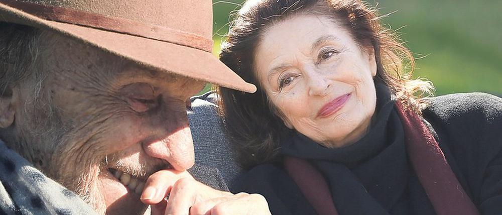 Blicke, Bekenntnisse. Jean-Paul Trintignant und Anouk Aimée.
