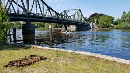 Ganz im Westen: die Glienicker Brücke.