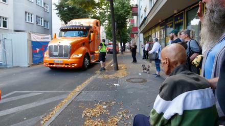 Der Palliativ-Patient fuhr in einem der Trucks mit. 