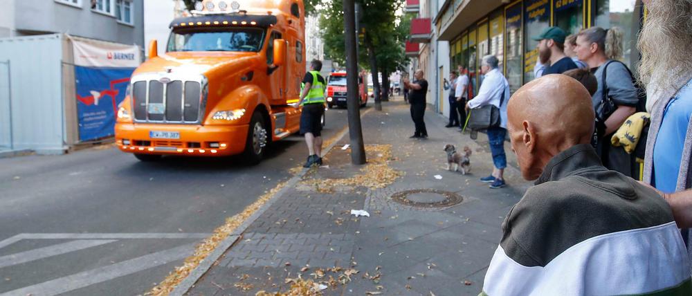 Der Palliativ-Patient fuhr in einem der Trucks mit. 