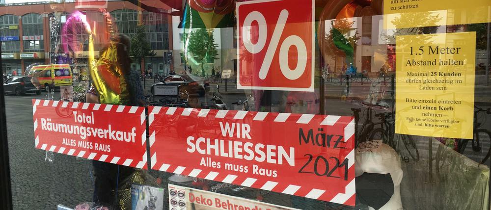 Deko Behrendt muss schließen.