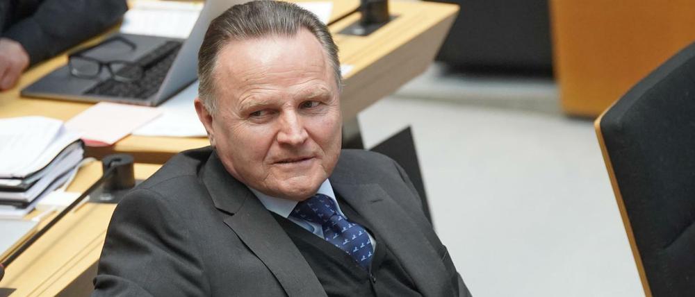 Hat er noch das Vertrauen der anderen AfD-Abgeordneten? Fraktionschef Georg Pazderski im Berliner Abgeordnetenhaus.