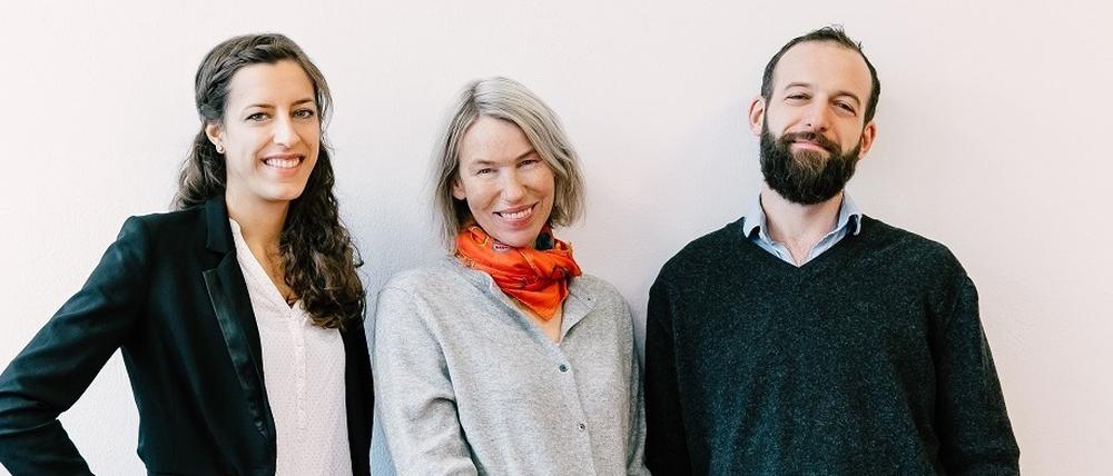 Spandauer Hürdenspringer: Stefanie Corogil, Vanessa Dörries und Matthias Bánffy