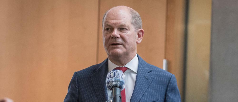 Olaf Scholz hat den Chef der Bafin in Schutz genommen.