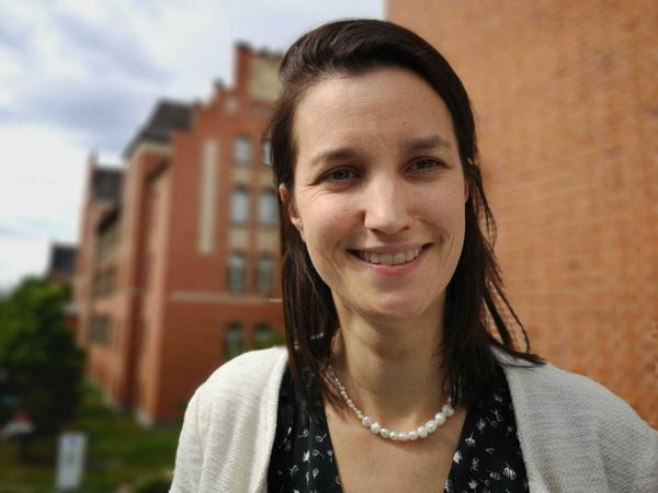 In der Charité-Spitze: Valerie Kirchberger.