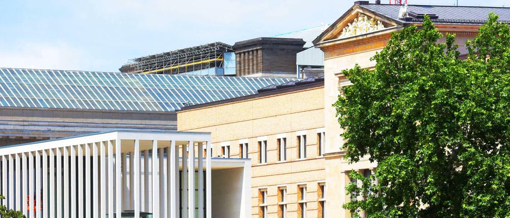 Riesentanker: Jüngster Neuzugang bei den Staatlichen Museen der Preußenstiftung ist die James-Simon-Galerie als Eingangsgebäude für die Museumsinsel.