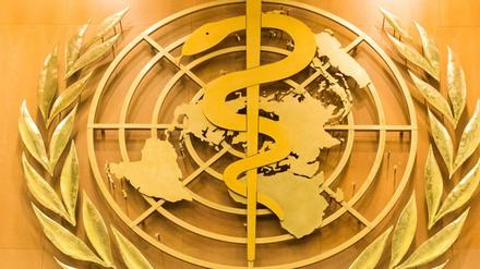 Das Logo der Weltgesundheitsorganisation (WHO)