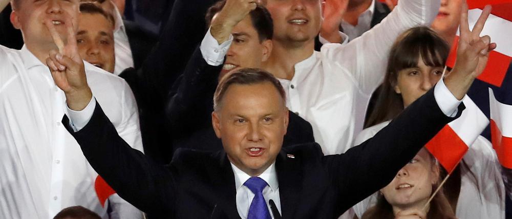 Spricht schon von einem Sieg: Polens Präsident Andrzej Duda