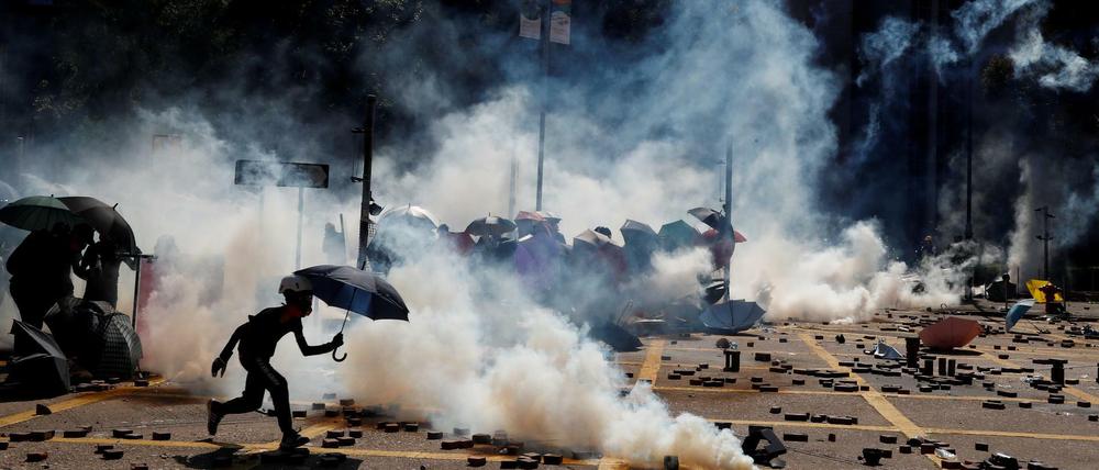 Im November 2019 waren die Protest in Hongkong besonders heftig