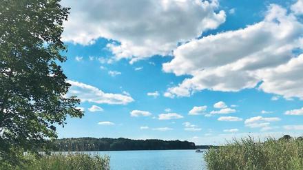 Strandbad: Von Konradshöhe blickte man einst auf die DDR. 