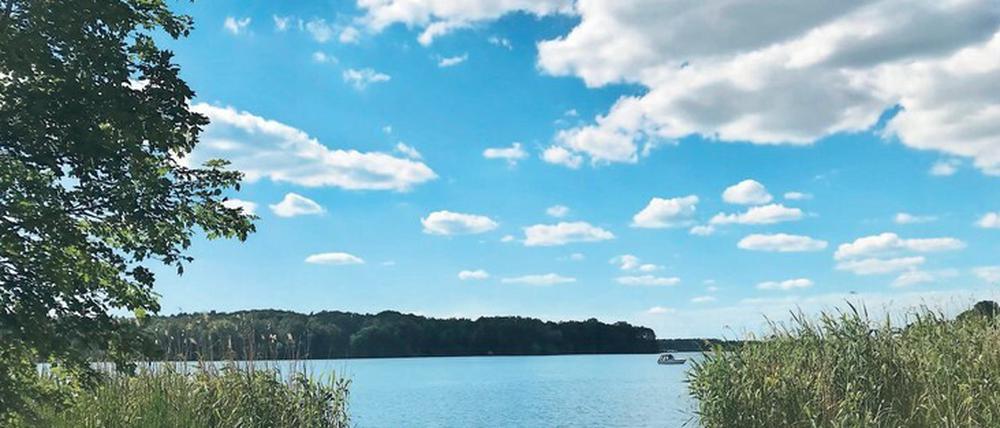Strandbad: Von Konradshöhe blickte man einst auf die DDR.