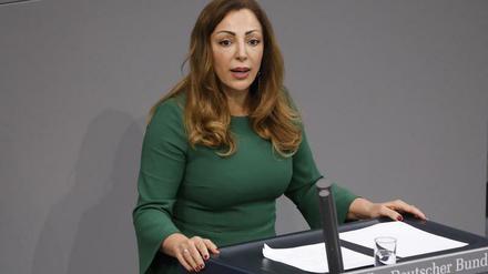Evrim Sommer, Bundestagsabgeordnete der Linken für Berlin-Spandau.