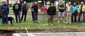 Auf dem Anger von Müggelheim, dem alten Ortskern, soll ein schlichter Betonbau zur Regelung des Gasdrucks entstehen.