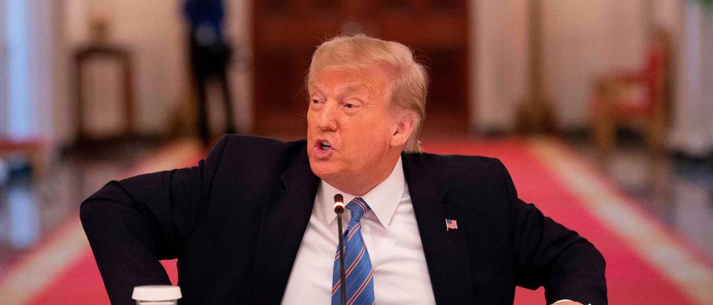 US-Präsident Donald Trump im Weißen Haus.