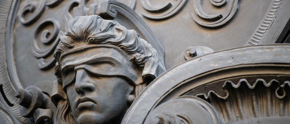 Der Eingang zum Landgericht in Moabit.