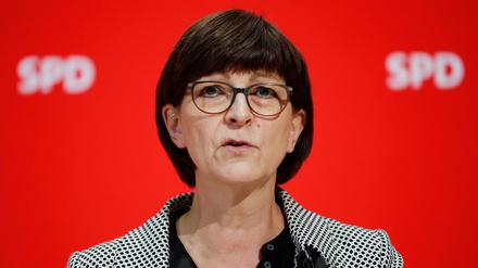 SPD-Vorsitzende Saskia Esken.