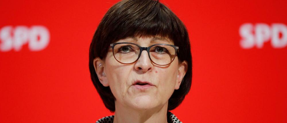 SPD-Vorsitzende Saskia Esken.