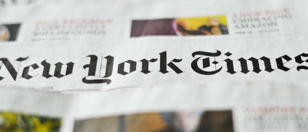 Das Print-Team für die internationale Ausgabe der "New York Times" bleibt zunächst in der Hongkonger Redaktion. 