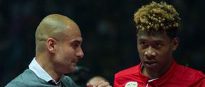 Bald wieder vereint? Pep Guardiola würde David Alaba (r.) gern zu Manchester City holen.