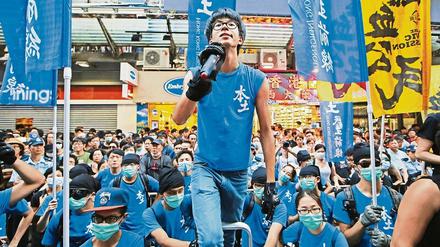Im Exil. Ray Wong war eine der Stimmen der Revolution in Hongkong. Er musste fliehen und lebt nun in Göttingen. Den Kampf will er noch nicht aufgeben. 