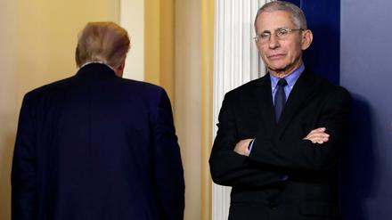 US-Präsident Donald Trump und der Top-Virologe Anthony Fauci haben seit Wochen nicht mehr direkt miteinander gesprochen.