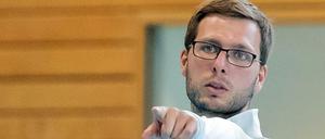 Jaron Siewert beim Trainingsauftakt der Füchse Berlin. 