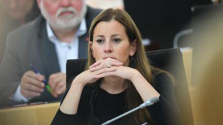 Janine Wissler, Linke-Fraktionsvorsitzende im hessischen Landtag