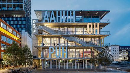 Ein Neubau von MVRDV in München. 