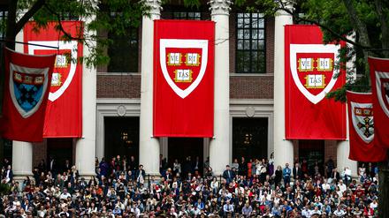 Studierende an der Universität Harvard. 
