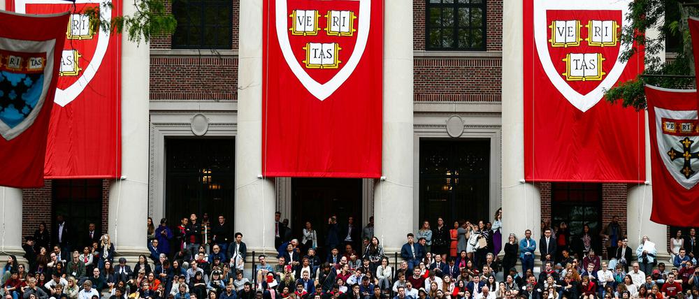 Studierende an der Universität Harvard. 