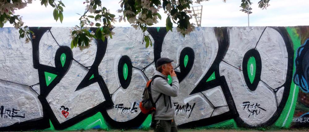Manche Graffiti sind inhaltlich eher schlicht gehalten.