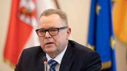  Michael Stübgen (CDU), Innenminister von Brandenburg.