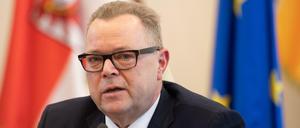  Michael Stübgen (CDU), Innenminister von Brandenburg.