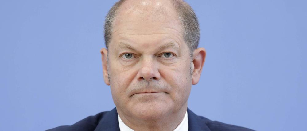 Der Bundesfinanzminister Olaf Scholz (SPD).