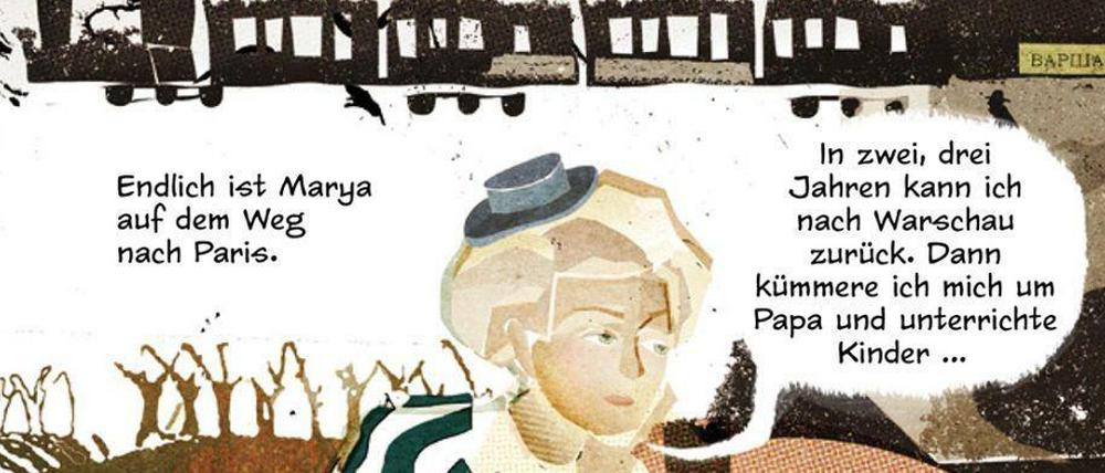 Von Maria Skłodowska zu Marie Curie: Eine Szene aus „Ein Licht im Dunkeln“.