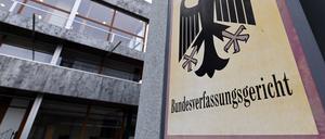 Das Bundesverfassungsgericht in Karlsruhe 