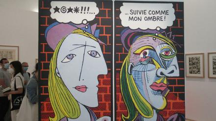 Sequenzielle Kunst: Ein Blick in die Ausstellung «Picasso et la bande dessinée» im Pariser Picasso-Museum. 