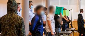 Der Prozess fand wegen der Corona-Regeln in einem Konzertsaal statt.