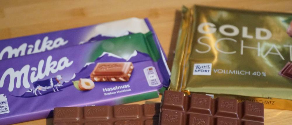 Zwei, die sich stritten - und zwar über zehn Jahre: Milka und Ritter Sport. Es ging um die Formfrage. 