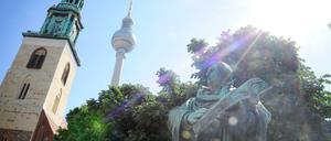 Unweit der Marienkirche wurde der Scheiterhaufen zusammengetragen.