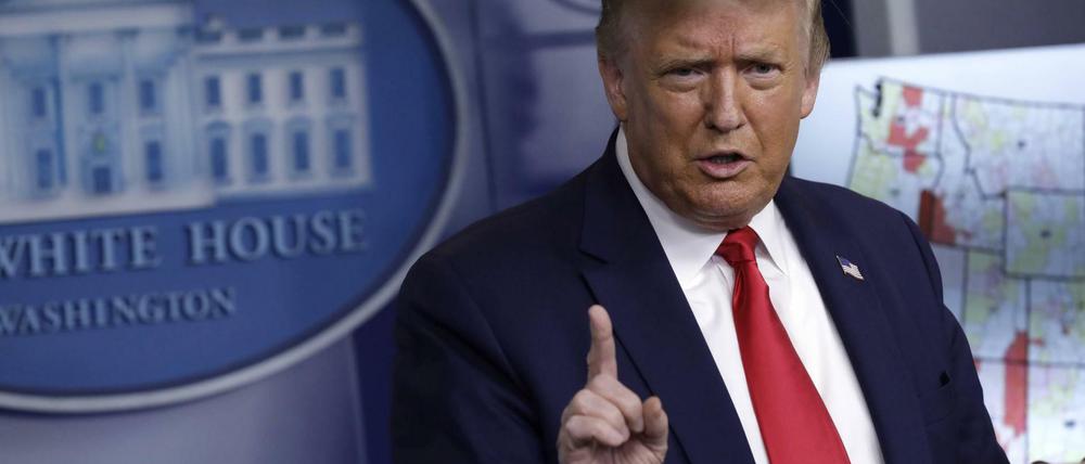 US-Präsident Donald Trump vollzieht eine Kehrtwende.