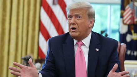 An Lösung nicht interessiert: US-Präsident Donald Trump.