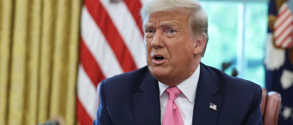 An Lösung nicht interessiert: US-Präsident Donald Trump.