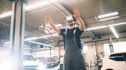 VR-Brillen in der Ausbildung: Der Nutzen ist noch nicht belegt.