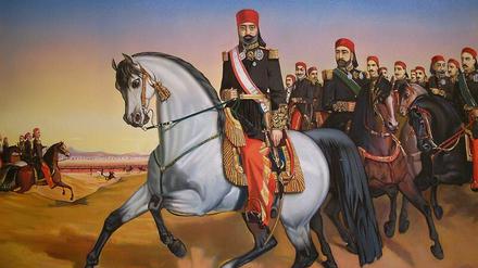 Muhammad III. al-Husain herrschte von 1859 bis 1882 als Bey von Tunis. Gemälde von Auguste Moynier.