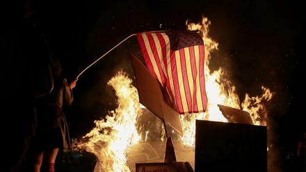 Seit Wochen gibt es gewalttätige Demonstrationen in Portland. Donald Trump befeuert sie.