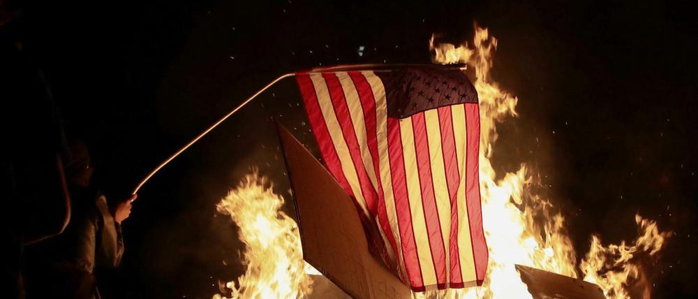 Seit Wochen gibt es gewalttätige Demonstrationen in Portland. Donald Trump befeuert sie.