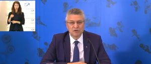 RKI-Chef Lothar Wieler bei einer Pressekonferenz am Dienstag in Berlin.